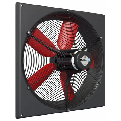 MULTIFAN Exhaust Fan: Direct Drive, 24 in Blade, 1/2 hp, 7,660 cfm, 460V AC, 3 ph - Corrosion-Resistant Direct-Drive Panel Exhaust Fans