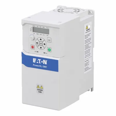 EATON Variable Frequency Drive: In Phase Single, Out Phase Three, 1 hp_2 hp, With Bypass - Eaton PowerXL DM1