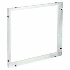 This 30-inch square wall bracket is designed for wall-mounting upblast fans, including centrifugal upblast direct models. Constructed from galvanized steel, it provides a secure mounting base for industrial ventilation systems. The bracket includes a hardware kit for installation.