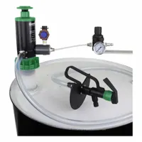 GOATTHROAT PUMPS Air Drum Pump: Pump w/ Discharge Hose & Nozzle, 1:1, 4.5 gpm Max. Flow Rate, PP (MPN GT300RTBTG-AK)