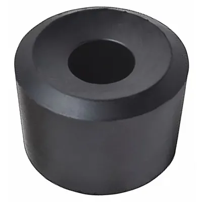 VAUGHAN Hammer Tip: Soft, Rubber, 2 in Dia, Press Fit, Soft, Compatible with 704C94 - Replacement Faces & Tips