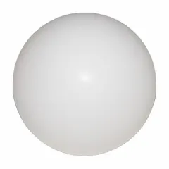 PTFE check ball for 1.5 in diaphragm pumps. Weighs 0.319 lb. Used to prevent backflow and maintain pressure in fluid handling systems such as water treatment, chemical processing, and manufacturing.