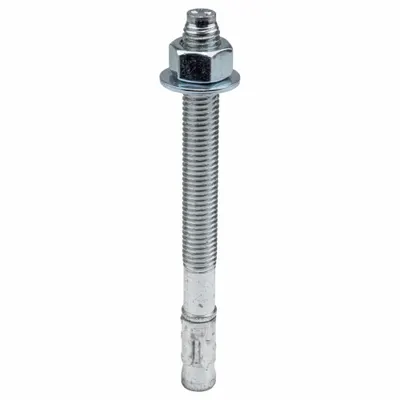 RED HEAD Wedge Anchor: 7 in Overall Lg, 5/8 in Dia, 5/8"-11 Thread Size, 5 1/4 in Thread Lg - 18-8 Stainless Steel Wedge Anchors