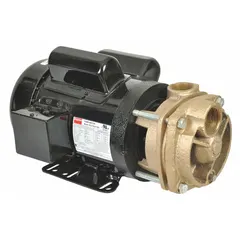 This Dayton turbine centrifugal pump is a 2 hp unit with a TEFC motor enclosure. It operates on 115/208-230V AC, single-phase power with capacitor-start/run, and delivers a 100 psi shut-off pressure. Suitable for high-pressure water transfer and boosting in industrial, agricultural, and commercial applications.