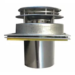 Replacement vent cap for HVACR systems, compatible with manufacturer part numbers 1403822 and 1403821. Covers vent openings to prevent debris, pests, and weather entry, maintaining airflow in residential and light commercial heating and cooling applications.