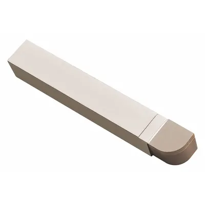 MICRO 100 Single-Point Tool Bit: RXL Tool Bit Style, 1/2 in Shank Wd, 1/2 in Shank Ht - Brazed-Tip Lathe Tool Bits
