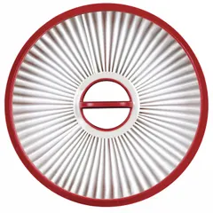 Foam filter for wet and dry pickup, HEPA-rated. Compatible with Milwaukee 0940-20 upright vacuum. Captures fine dust and debris in construction, workshop, and facility cleaning applications.
