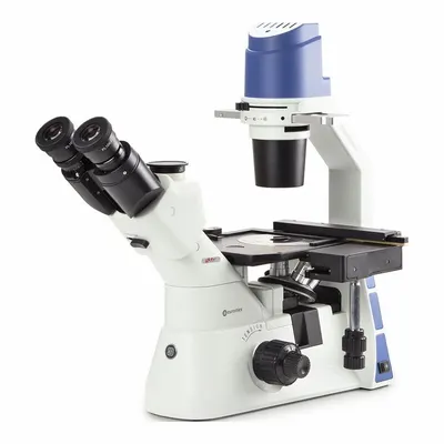 GLOBE SCIENTIFIC Microscope: Compound, Trinocular, 100X to 400X, 72 mm, 400X - Compound Microscopes