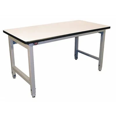 PRO-LINE Workbench: Adj Ht, Laminate, 72 in x 36 in, 5,000 lb Overall Load Capacity - Heavy-Duty Open-Base Workstations