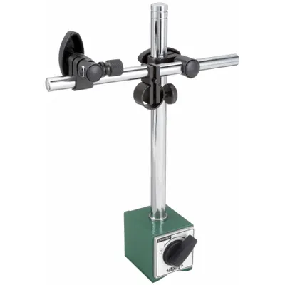 INSIZE Magnetic-Base Indicator Holder: Magnetic-Base Indicator Holder, Rigid Arm - Magnetic Base Indicator Holders