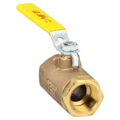 APOLLO Manual Two-Way Ball Valve: 1 in, Bronze, Straight, FNPT x FNPT - Bronze Ball Valves