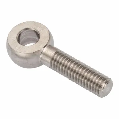 AMPG Fixed Rod End: Stainless Steel, Plain, 60 mm Hole Center-to-End Lg, Right Hand - Stainless Steel Male Threaded Fixed Rod Ends