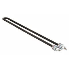 Replacement heating element for HVACR heaters and heat exchangers. Used to restore heat output in commercial and industrial heating systems requiring consistent temperature control.