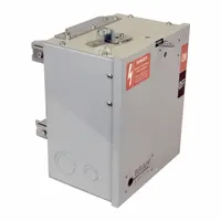 This BRAH ELECTRIC fusible bus plug is designed for use with Eaton POW-R-WAY I and II busway systems. It is rated for 240V and accepts Class R fuses for overcurrent protection. The unit replaces OEM part numbers ITAP321N and ITAP321RN. Weather stripping is not included