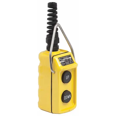 SCHNEIDER Pendant Control Station: (2) Push Buttons, 1NO/1NC, Up/Down - Push-Button Pendants