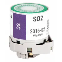 Replacement sensor for Industrial Scientific Radius BZ1 gas detectors. Detects sulfur dioxide (SO₂) over a measurement range of 0 to 150 ppm. Suitable for use in industrial environments where SO₂ monitoring is required