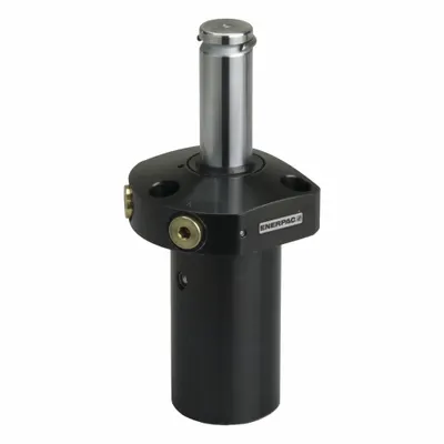 ENERPAC Swing Clamp: Double Acting, 4,200 lbf Clamping Force, 1.16 in Total Stroke - Upper Flange Mount Swing Clamp Cylinders