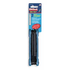 This folding hex key set contains one piece with seven tips, featuring a black oxide finish. The metric, short, standard-end design is suited for tightening or loosening hex socket screws and bolts in mechanical assembly, maintenance, and repair tasks. Its fold-up configuration allows for compact storage and portability.