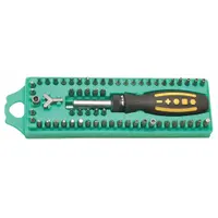 ECLIPSE Multi-Bit Screwdriver: 21 or More Tips, 62 Pieces, 57 Bits, Alloy Steel, Single End, 60 Tips (MPN 800-081)