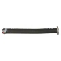 This steel torsion spring features a right-hand wind direction and closed drawbar end type. With a wire diameter of 0.218 in, outside diameter of 2 7/16 in, and 180° deflection angle, it is used in counterbalance systems for overhead doors