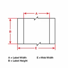 Continuous label roll made of metalized polyester with metal-detectable properties, in gray. Measures 4 in width by 300 ft length. Compatible with BBP81 printer series. Used for industrial labeling where metal-detectable media aids contamination control.