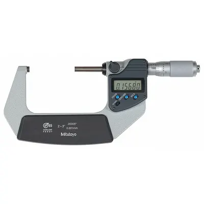 MITUTOYO IP65 Digital Outside Micrometer - Micrometers without SPC Output for Harsh Environments