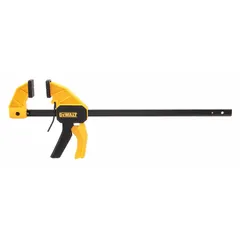 This dual-function tool serves as both a clamp and a spreader, with a maximum jaw opening of 12 inches and a throat depth of 2-1/2 inches. It accommodates a type range of 8 inches to 20 inches, suitable for holding workpieces together or separating them in woodworking, carpentry, and construction tasks.