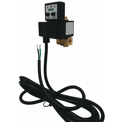 SPEEDAIRE Timed Electric Auto Drain Valve, 1/8 in NPT, 0.75 gpm, 208-240 V