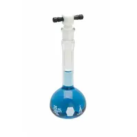 KIMBLE Volumetric Flask: 25 mL, Colorless, Conical, A, +/-0.03 mL, Includes Closure (MPN 28014F-25)