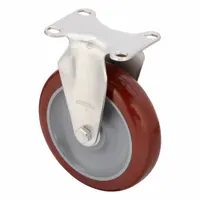 COLSON Plate Caster: Corrosion-Resistant, Rigid, Polyurethane, 5 in Wheel Dia, 1 1/4 in Wheel Wd (MPN 2.05408.944)