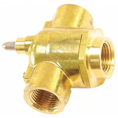 Zone valve for controlling hot water or chilled water flow in hydronic HVAC systems. Used to regulate temperature by zone in commercial and residential buildings.