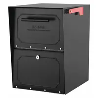 Mailbox: Not USPS Master Lock Compliant, 1 Doors, Horizontal, 20 in H x 14 1/4 in W x 18 5/8 in D (MPN 5100B)