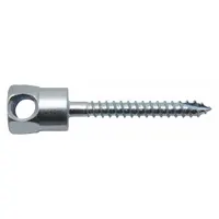 DEWALT Horizontal Rod Hanger: 3/8 in Overall Dia, 1 13/16 in Overall Lg, 1/4 in Screw Size, 25 PK (MPN PFM2261050)