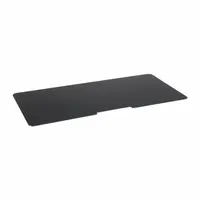 This black steel mounting plate is designed for securing vehicle lights in heavy-duty applications. It measures 1/16 in length, 8 3/8 in height, and 17 3/4 in width. Compatible with GROTE model 42390