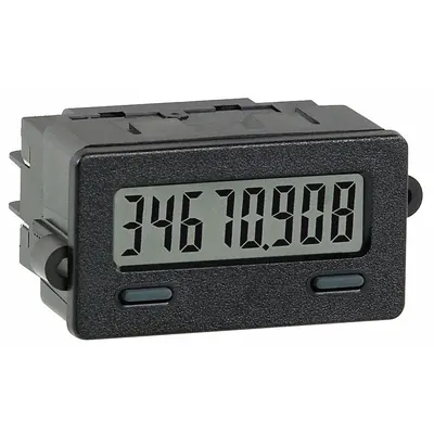 RED LION Time Meter: 50 V AC – 250 V AC, 50 V DC – 250 V DC, 0.35 in Digit Ht - Max. - Time Digital Panel Meters