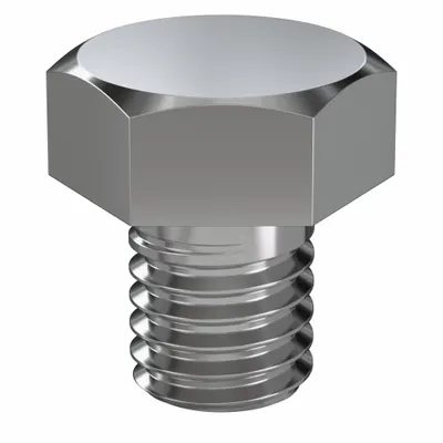 LINDSTROM Hex Head Cap Screw: Stainless Steel, 316, Plain, M5, Metric, 6 mm lg, Fully Threaded - 316 Stainless Steel Hex Head Cap Screws