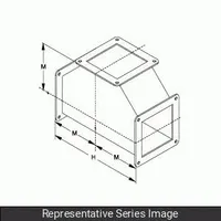 Wireway Tee: 4 in Wd, 4 in Ht, Stainless Steel, 10 in (MPN 1487CTSS)