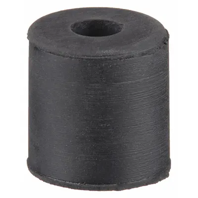 OEM APPROVED VENDOR Bumper Door Stop, 3/4 in Wd, 3/8 in Overall Ht, Black - Standard Door Stops