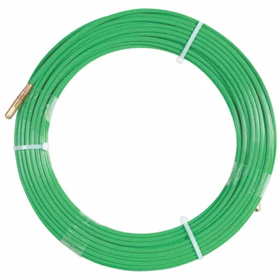 GREENLEE Fish Tape: 200 ft Lg, Round Tape Shape, Non-Conductive Eyelet End Style - Non-Conductive Fish Tapes