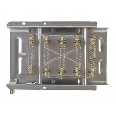 This OEM heating element is designed for use in Whirlpool washing machines and dryers. It provides heat for drying cycles and helps maintain water temperature during wash cycles. Suitable for residential and commercial laundry applications.