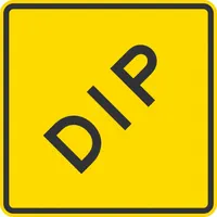 Traffic Sign: 24 in x 24 in Nominal Sign Size, Aluminum, 0.080 in, W8-2 MUTCD, Engineer (MPN G-12790-EG_24x24)