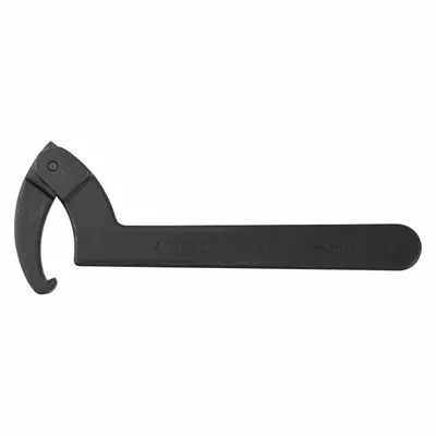 PROTO Spanner Wrench: 6 1/4 in, 12 1/8 in Overall Lg, 1/2 in Hook Thick - Adjustable-Hook Spanner Wrenches
