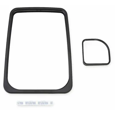 VELVAC Replacement Glass Kit: For Rectangular Mirror Shape, Flat - Vehicle Mirror Accessories