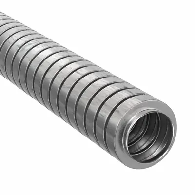 OEM Flexible Metal Conduit - Reduced Wall: 1 in Trade Size, 50 ft Overall Lg - Reduced Wall Flexible Metal Conduit