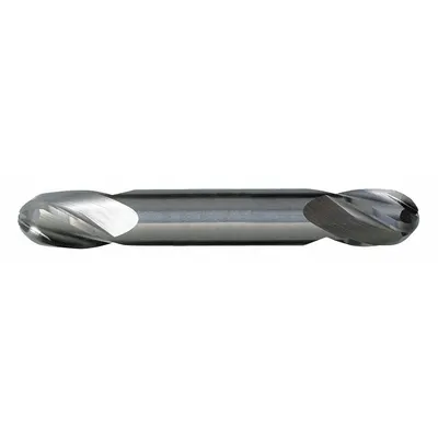 CLEVELAND Ball End Mill: Carbide, Double End, 4 Flute, 5/16" Mill Dia, 3/4" LOC - Double-End Carbide Ball End Mills for Aluminum