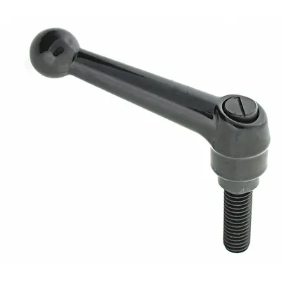 OEM Ball-Style Adjustable Handle with Threaded Stud, M8, 65 mm Length - Ball-Style Adjustable Handles with Threaded Stud