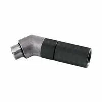 AIRSPADE Air Gun Angled Adapter: AirSpade 2000, 5 3/4 in Overall Lg, Aluminum (MPN HT119)