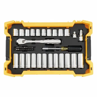 DEWALT 85-Piece SAE & Metric Socket Set with Drive Tools - SAE & Metric Socket Sets with Drive Tools