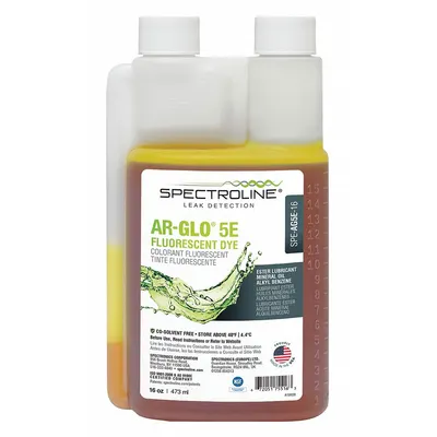 SPECTROLINE Fluorescent Dye: 16 oz - Refrigerant Leak Detection Dyes