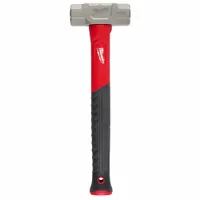 Sledge Hammer: Fiberglass Handle, 2 1/2 lb Head Wt, 1 5/8 in Dia, 15 in Overall Lg, Round Shape (MPN 48-22-9312)